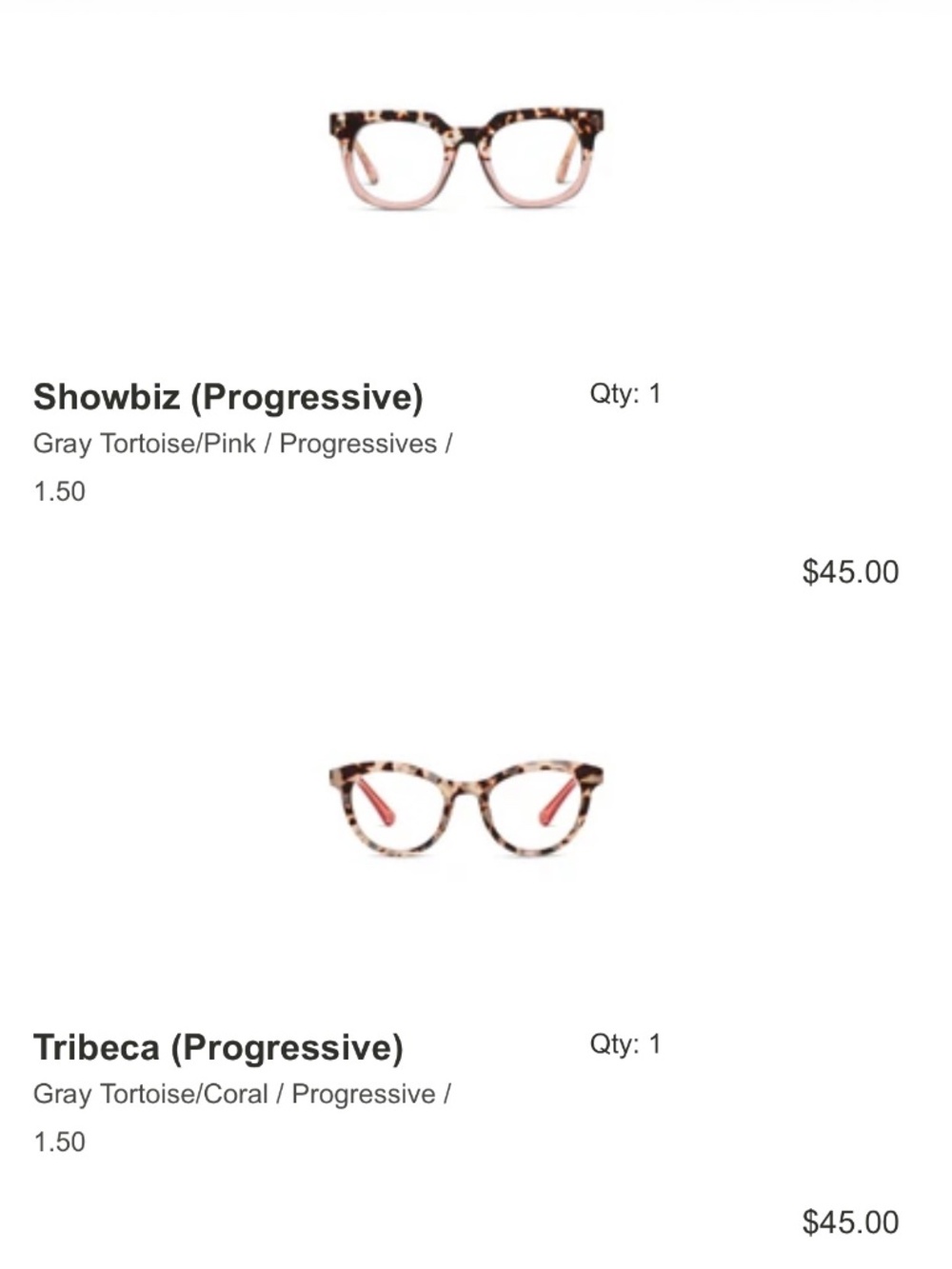 Two Pair of Peepers 1.50 Blue Light Progressive Readers with Cases - Picture 2 of 12